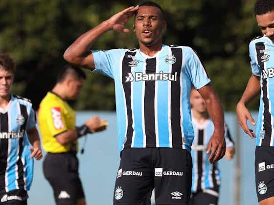Imagem do artigo:Pedro Clemente foi o ‘Destaque PG’ do Grêmio na vitória sobre o Atlético-GO pelo Brasileirão Sub-20