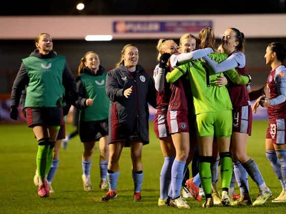 Article image:Van Domselaar saves three penalties as Aston Villa Women reach semis