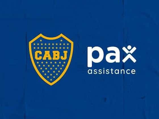 Imagen del artículo:Boca celebra la alianza estratégica con su nuevo sponsor PAX Assistance |