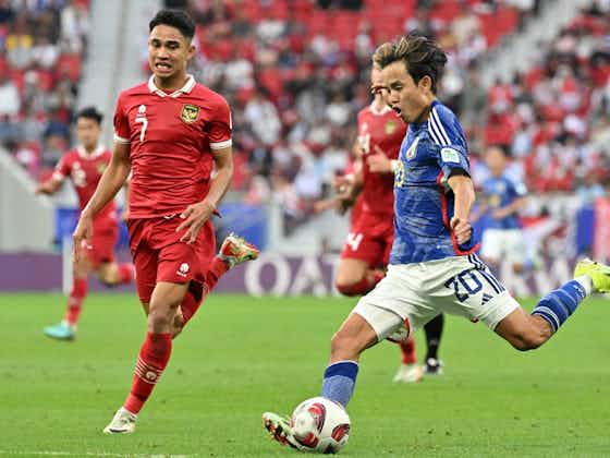 Imagem do artigo:Japão vence Indonésia por 3 a 1 e vai às oitavas da Copa da Ásia