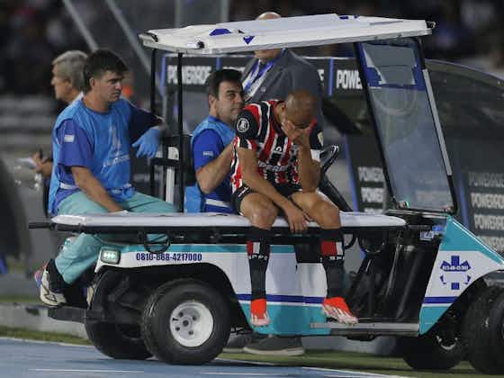 Imagem do artigo:Lesionado, Lucas se diz triste por desfalcar o São Paulo: “Em breve estarei de volta”
