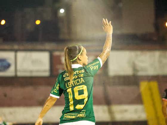 Imagem do artigo:Letícia valoriza estreia com vitória no Brasileiro feminino e projeta duelo do Palmeiras com Bragantino