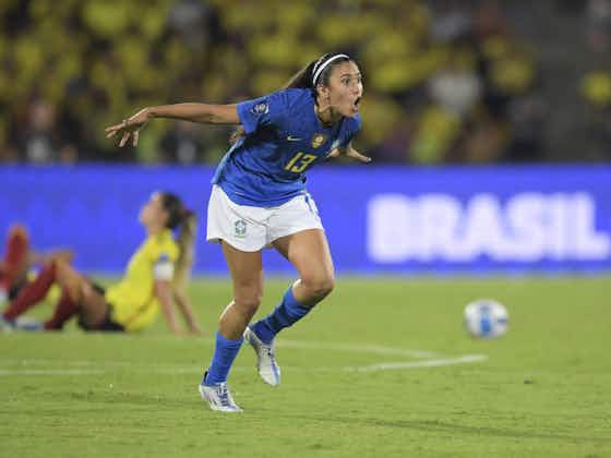 Imagem do artigo:Antônia celebra trabalho “coroado” do Brasil com título da Copa América feminina
