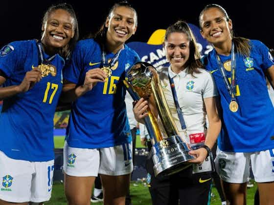 Imagem do artigo:Palmeiras exalta presenças de Bia Zaneratto, Ary Borges e Duda Santos na conquista da Copa América pela Seleção Brasileira