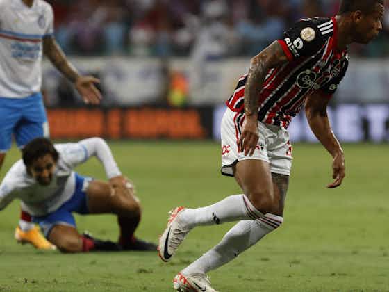 Imagem do artigo:Autor do gol da vitória, Caio Paulista celebra primeiro triunfo do São Paulo fora de casa no Brasileiro