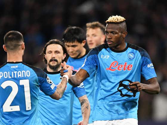 Immagine dell'articolo:Il Napoli entra nella storia: battuto 3-0 l’Eintracht Francoforte, decisiva la doppietta di Osimhen