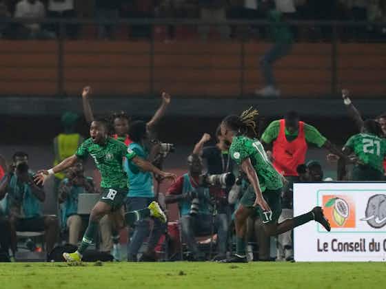Article image:Nigeria 2-0 Cameroon: Ademola Lookman brace sends Super Eagles into AFCON quarter-finals