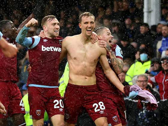 Article image:Everton 1-3 West Ham: Hammers back on track after late win at Goodison Park