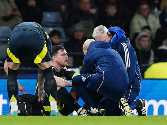 Article image:Andy Robertson injury: Steve Clarke offers update after Liverpool defender suffers new blow