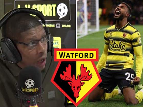 Article image:"In my opinion" - Carlton Palmer reacts to Watford revelation involving Emmanuel Dennis