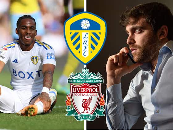 Article image:Fabrizio Romano provides update on Liverpool's interest in Leeds United star