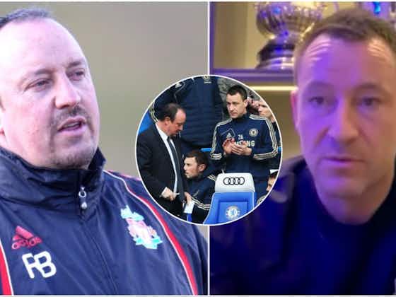 Article image:John Terry took a swipe at Liverpool when clashing with Rafael Benitez at Chelsea