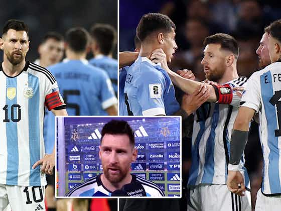 Article image:Lionel Messi gives honest interview after Argentina vs Uruguay