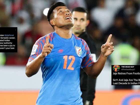Article image:Sunil Chhetri and several others pay tribute to Jeje Lalpekhlua as he announces his retirement