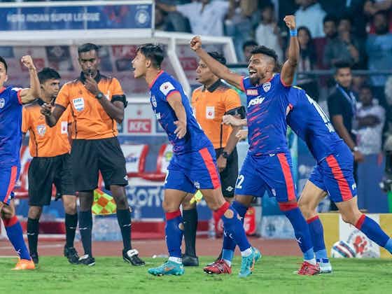 Article image:"Told the referee 'I don't want the whistle [or] the 10 yards'" - Sunil Chhetri on controversial goal for Bengaluru FC against Kerala Blasters FC