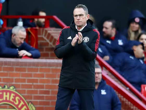 Article image:Ralf Rangnick: Manchester United fans praise Crystal Palace performance