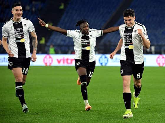 Article image:Zarraga fires Udinese to victory on the road