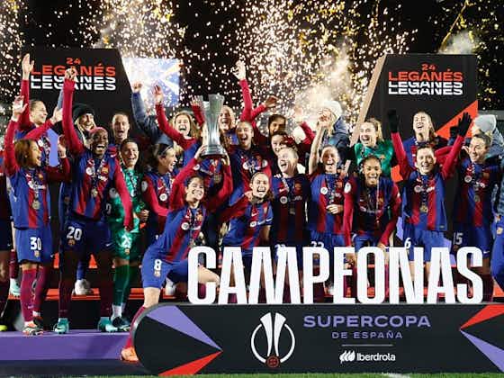 Imagen del artículo:El FC Barcelona levanta su cuarta Supercopa de España