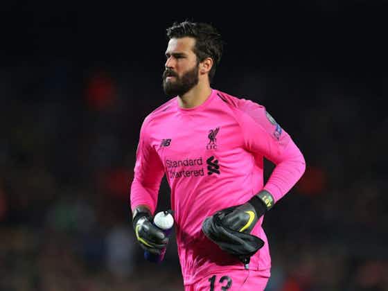 Article image:Alisson reveals his best moment at Liverpool