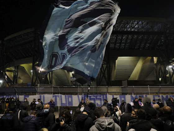 Imagem do artigo:🎥 Torcida do Napoli se despede de Maradona e rivais fazem homenagens