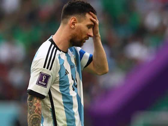 Artikelbild:Lionel Messi reagiert auf die WM-Blamage
