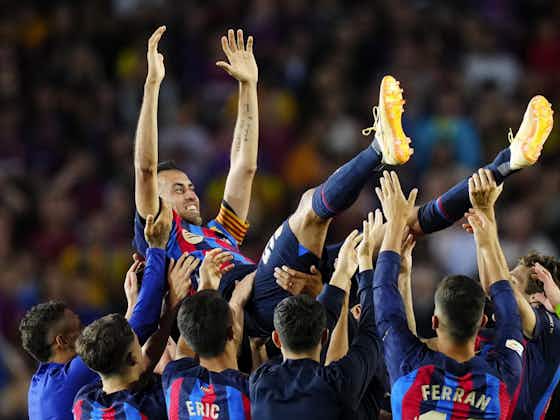 Immagine dell'articolo:Il Barcellona festeggia Busquets e Alba, l'Espanyol in B