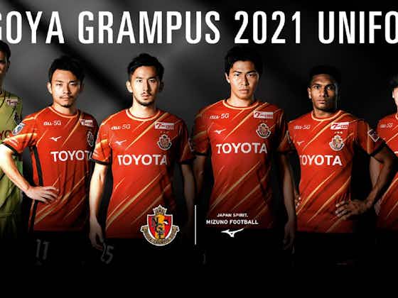 Imagen del artículo:🇯🇵 J1 League: La camiseta 2021 del Nagoya Grampus es un rayo de sol
