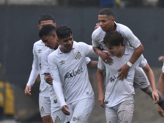 Imagem do artigo:Artilheiros marcam e Santos goleia a Chapecoense pelo Brasileiro Sub-17