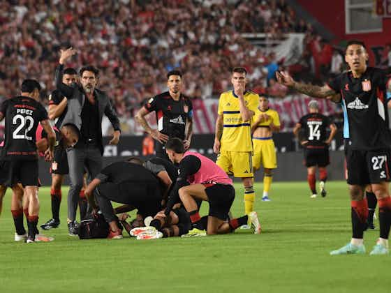 Imagen del artículo:¡Terribles imágenes! Javier Altamirano se desplomó en pleno partido de Estudiantes y Boca Juniors
