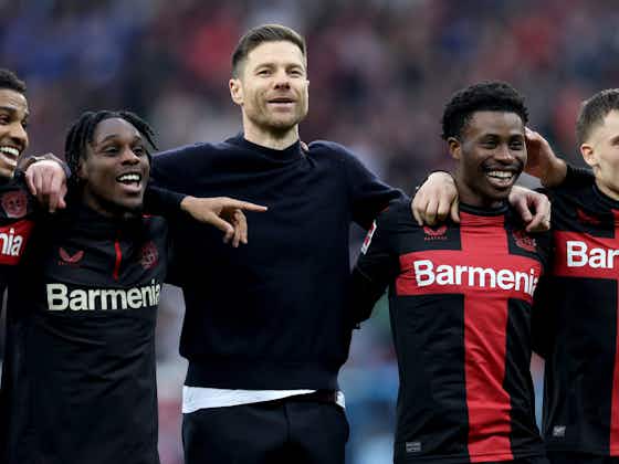 Artikelbild:Nach Bayern-Patzer: Wann kann Bayer Leverkusen den Meistertitel feiern?