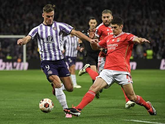 Imagen del artículo:Toulouse es eliminado por el Benfica (0-0, 1-2) este jueves, en los octavos de final de la Europa League