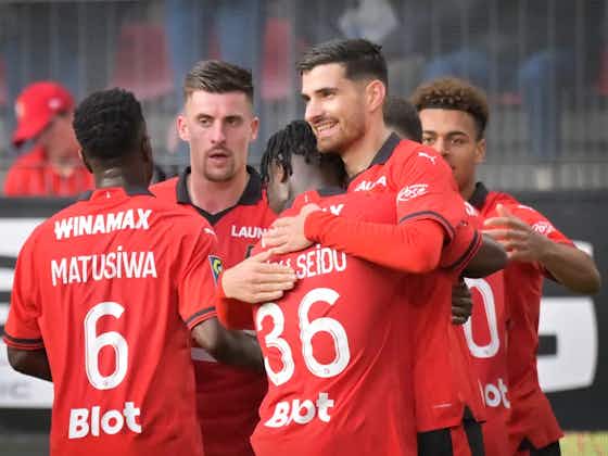 Article image:PLAYER RATINGS | Rennes 3-1 Clermont: Bretons seal sixth Ligue 1 win on the bounce before Europa League second leg against Milan