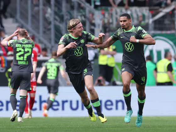 Article image:Maxence Lacroix scores crucial Wolfsburg goal ahead of summer departure