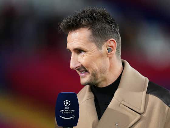 Article image:Miroslav Klose could become Bayern Munich’s interim coach if they lose to Arsenal
