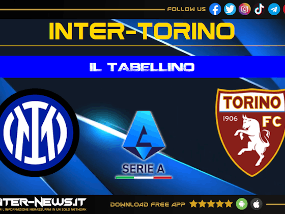 Immagine dell'articolo:Inter-Torino 2-0, il tabellino della partita della 34ª giornata di Serie A