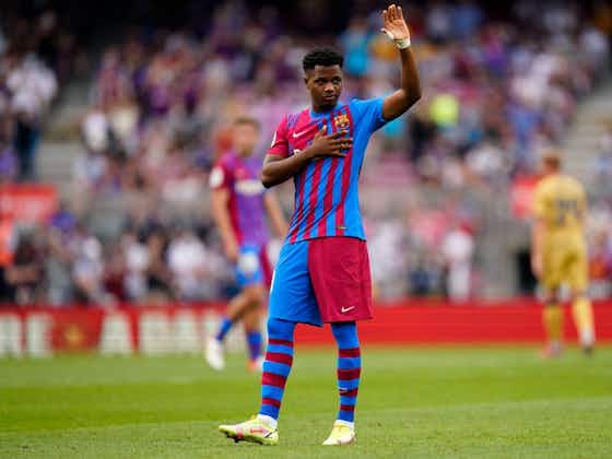 Imagen del artículo:Barcelona ganó a Levante en la vuelta al Camp Nou del ’10’… Fati