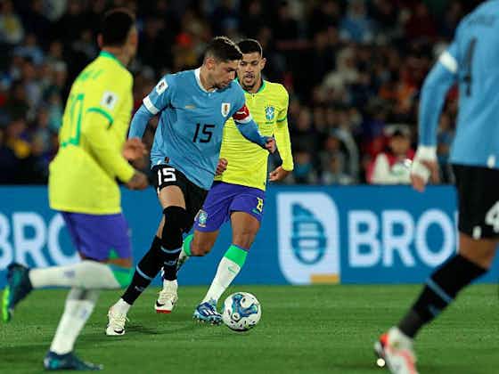 Imagem do artigo:2-0: Valverde titular no triunfo do Uruguai sobre o Brasil