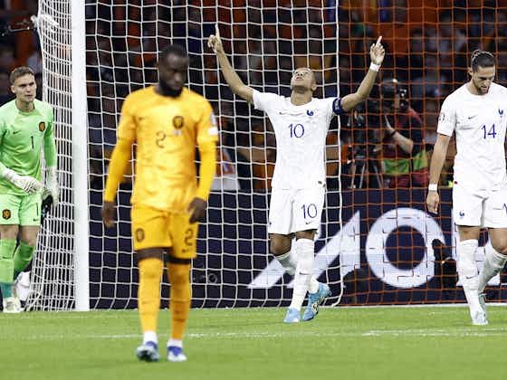 Imagen del artículo:Mbappé anotó para Francia ante Países Bajos y alcanzó la marca de un histórico