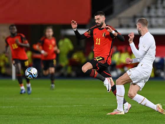 Imagen del artículo:Yannick Carrasco convirtió un gol en su primera titularidad como capitán de Bélgica