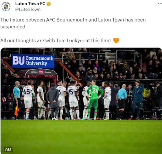 Premier League: capitão do Luton Town desmaia e jogo contra o