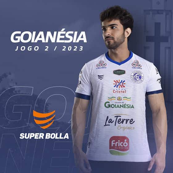 Imagem do artigo:Camisas do Goianésia 2023 são reveladas pela Super Bolla