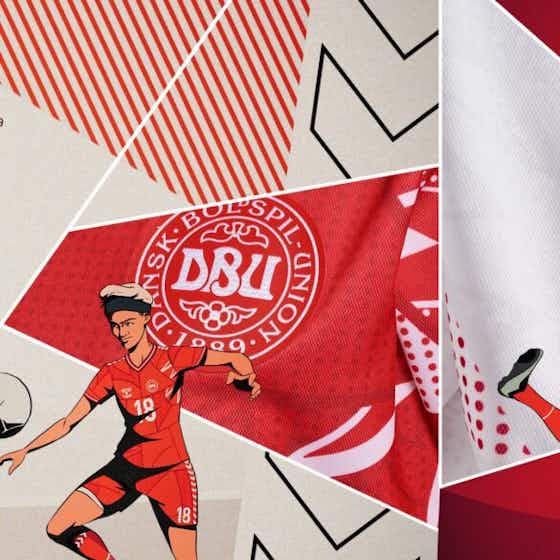 Imagem do artigo:Hummel lança camisas da Dinamarca para a Copa do Mundo Feminina 2023