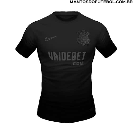 Imagem do artigo:Camisa reserva “blackout” do Corinthians 2024-2025 tem imagem vazada