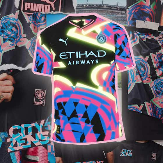 Imagem do artigo:Manchester City e PUMA lançam quarta camisa, exclusiva para o EA FC 24