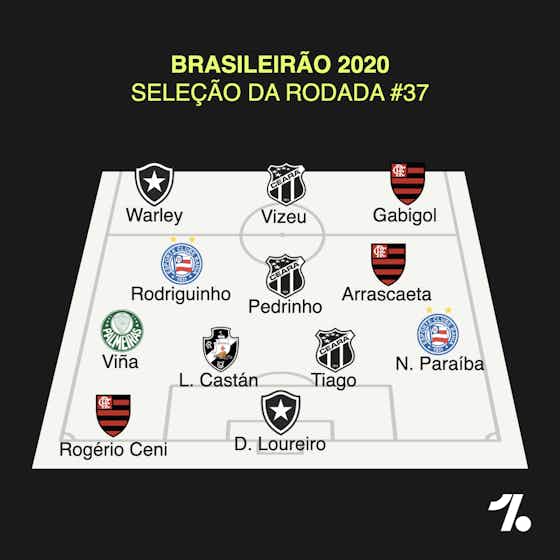 Imagem do artigo:🇧🇷 Brasileirão #37: Fla e Ceará são destaques do time da rodada