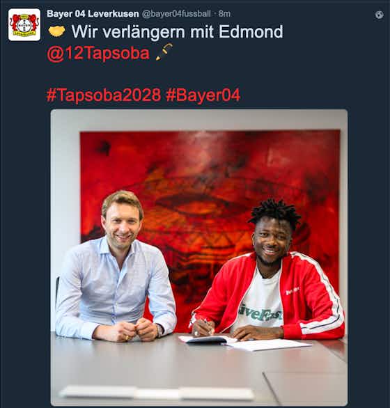 Imagen del artículo:🚨OFICIAL: Tapsoba renueva con el Bayer Leverkusen
