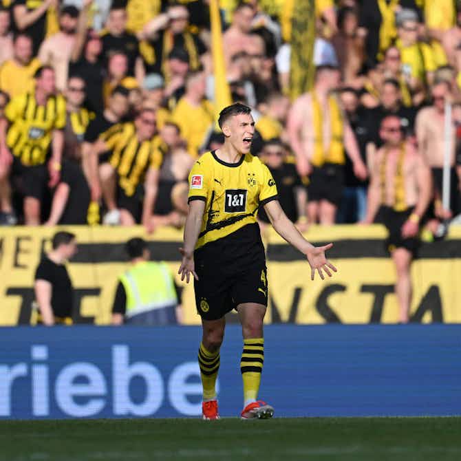Imagem de visualização para Dortmund cede gol bizarro e vai levando ATROPELO na Bundesliga; veja 🎥