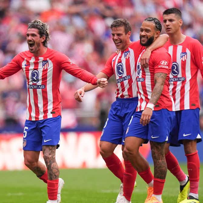 Imagen de vista previa para Con golazo de De Paul, Atlético de Madrid quedó a un paso de la Champions 24/25