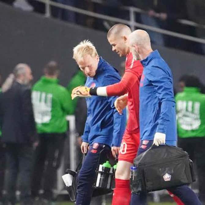 Image d'aperçu pour Équipe de France Olympique : Lucas Chevalier sorti, en larmes, avec Lille