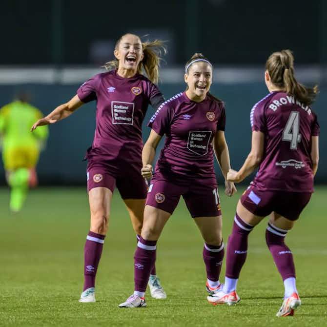 Preview image for Hearts through to their first ever Women’s Scottish Cup Final